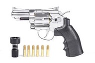 【BS靶心生存遊戲】FS 華山 2.5吋 6mm 亮銀色 CO2 全金屬左輪手槍-FSC1002BS2
