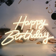 HappyBirthday Light Board led Letter Atmosphere Light Neon Light Happy Birthday ktv Party Decoration