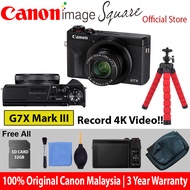 Canon Powershot G7X MkIII / G7X MkII / MK II MARK III Compact camera ( Official Canon Malaysia Warra