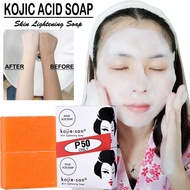 Kojie San Whitening Soap Kojic Acid Glycerin Handmade Soap Skin Lightening Soap Bleaching Deep