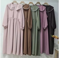 MIDI DRES POLOS//MIDI DRES WANITA//MIDI DRES KEKINIAN//MIDI DRES TERBARU BISA (COD)