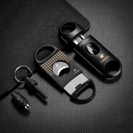 Cigar Scissors Cigar Three-Piece Tool Portable Cigar Cutter Sharp Cigar Cutter Round Hole Punch Ciga