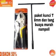 paket kunci t 8mm dan tang buaya tang buaya jepit dan kunci t 8mm tang buaya murah kunci t 8 murah p