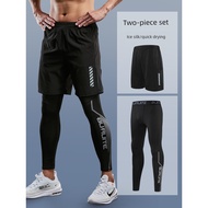 seluar tight lelaki baju tight lelaki tight pant man Shark Cycling Quick-Drying Basketball Training 