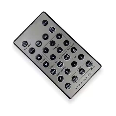 Remote Control for Bose Sound Touch AUX Wave Music Radio System CD Player AWRCC1 AWRCC2 Silver