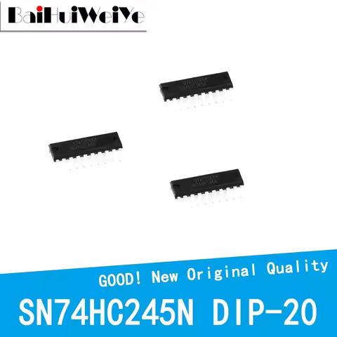 10PCS/LOT 74HC245N SN74HC245N HD74HC245N 74HC245 DIP-20 Quad Operational Amplifier New Good Quality 