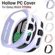 Protective PC Case For Samsung Galaxy Watch 7 Ultra 47MM Hollow Protector Frame Bumper Shell Watch 7