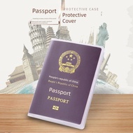 passport cover passport holder 5 Buah Sarung Pelindung Pasport Jelas Kalis Air Sarung Dokumen Perjal