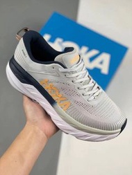 HOKA ONE ONE Bondi 7 灰黃色