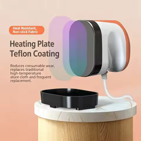 Mini Heat LOGO Press Machine T-Shirt Printing Steam Heating Transfer Press 6x9cm for Clothes Bags Ha