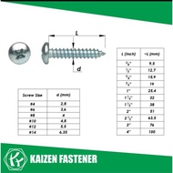 (100pcs) 8x5/8'' PH PAB P+AB PT Screws