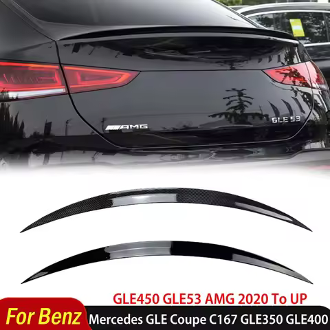 For Mercedes Benz GLE Coupe C167 GLE350 GLE400 GLE450 GLE53 AMG 2020 To Up Rear Spoiler Wing Tail Tu