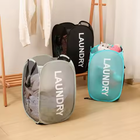 Handheld laundry basket, foldable dirty laundry basket, dirty laundry basket