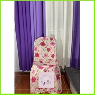 ❤ ❖ PRINTED  Monoblock Chair Cover | Standard Cofta Ruby and Uratex