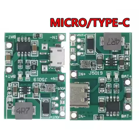 Lithium Li-ion 18650 3.7V 4.2V Battery Charger Board DC-DC Step Up Boost Module TP4056 MT3608 DIY Ki