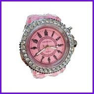 ◈ ◎ Geneva LED Fashion Wrist Watch Pink(with Free Box)