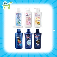 Clear Men Shampoo แชมพูเคลียร์เมน ยาสระผม แชมพูสระผม แชมพูขจัดรังแค Cool Sport Menthol Deep Cleanse 