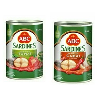 SARDEN / SARDINES ABC IN CHILLI SAUCE / SARDINES ABC TOMATO SAUCE 155 Grams