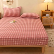 CAAhome Bedspread Flannel Coral Sheet Mattress Protective Cover Super SIngle/Single/Queen/King Pillow case bedding