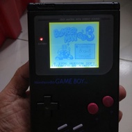 Nitendo Gameboy DMG black casing MOD back light