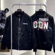 Dsq IconJacket with Back Pattern Print Men's WindJacket Dsquared2 Icon Scales 7 Hot Colors, Men's Bo