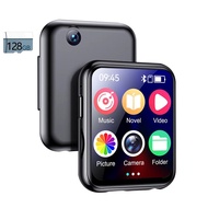 เครื่องเล่น MP4 MP3บลูทูธกล้องซ่อนขนาดเล็กหน้าจอสัมผัสแบบเต็มจอ2นิ้วเครื่องเล่น V5.4บลูทูธ MP3 MP4เล