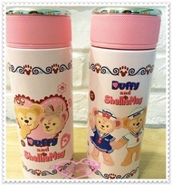 小花花日本精品♥Hello Kitty達菲&amp;雪莉玫 迪士尼限定甜美粉色隨身保溫瓶67894307