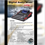 Digital Audio Mixer Vpk Star126 12Ch+Output 8Xlr+6Aux Ch+Dual 32 Dsp