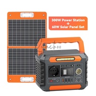 Mini Genset Kapasitas 300W 230Wh Tenaga Surya / Flashfish 300W 230Wh Portable Power Station Powerban