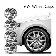 4PCS Volkswagen Wheel Cap Vw Model 56mm, 65mm, High Quality, Vw Car Key Central Logo