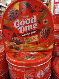 good time cookies kaleng assorted 149g-Good time goodtime double choco 149 gram-GOOD TIME COOKIES 14