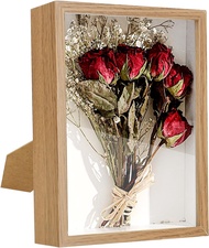 3D Photo Frame 27 x 22 cm - Deep Wooden Photo Frame to Fill 3D - Deep with Acrylic Plate for Wall Ha