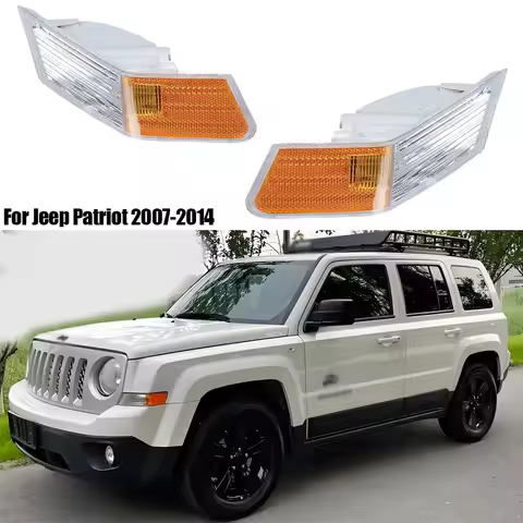 Car Front Parking Turn Signal Light Shell Corner Lamp No Bulb for Jeep Patriot 2007-2014 68004181AB 