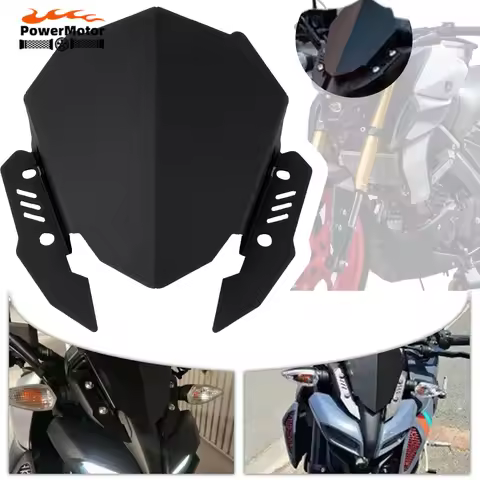 Motorcycle Accessories Aluminum Sports WindScreen Windshield Deflector For Yamaha MT15 MT125 MT-125