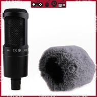 STA Microphone Furry Windscreen Muff Microphone Wind Cover For AT2020 Microphone