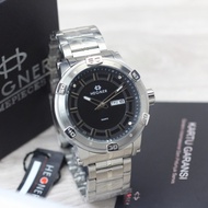 Hegner 5032  Sporty silver jam tangan pria water resist