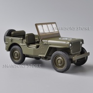 Welly 1:36 Scale Diecast Model Car Toy 1941 Jeep Willys MB Pull Back Miniature Replica