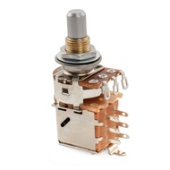Musiclily Pro B500K Brass Pot Metric Solid Standard Shaft 9.5mm Push-Pull Linear Taper Potentiometer