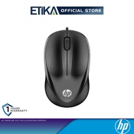 HP 1000 Wired USB Mouse with 800dpi/ 1200dpi/ 1600dpi (Black)