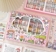 [DZ] ST622 - Set 100 Pcs Isolasi Selotip Washi Masking Tape Motif Lucu