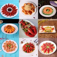 [Ready Stock Simulation Model] [Yushanfang] Simulation Lobster Model Fried Shrimp Tail Steamed Crab 