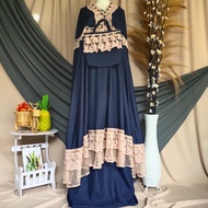 Mukena Travel Khalisa / Mukena Dewasa / Mukena Jumbo / Mukena Renda Susun
