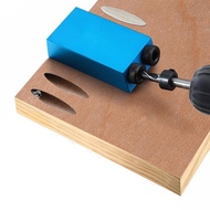 MATA KAYU Rdeer Hole Jig Adapter Kit Drill Bit Hole Saw Bolt Wood Board - TZ6810 - Blue
