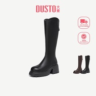 DUSTO Women's Boots Long Tube V-mouth DW25D0131A