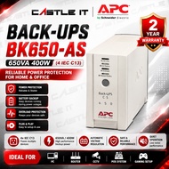 APC Back-UPS BK650-AS UPS 650VA 400W 4 IEC C13 AVR