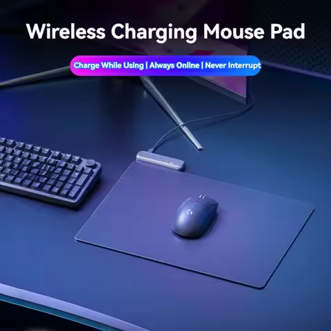 Wireless Charging Gaming Mouse Pad for GPW G502 G703 G903 Upgrade Smooth Surface Powerplay Large Des