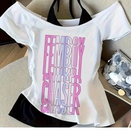 Femboy Cropped Top - Cutecore Party Shirt for Teens