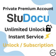 [INSTANT] StuDocu Premium Account Unlimited Unlock | Self or New Account Available