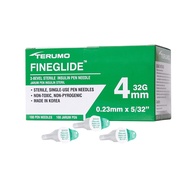 Terumo Fineglide 32G 4mm Insulin Pen Needle 50s