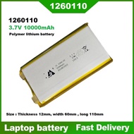 1260110 Battery for Rechargeable LiPo Li-Po Battery MP3 Car GPS DIY Speaker mobile device (3.7V 1000